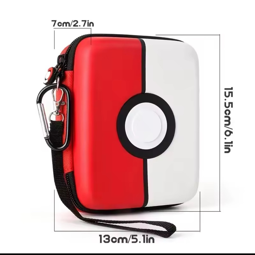 Storage Case  PTCG Pokémon Trading Cards Hard Shell Storage Box 400 Card Unisex - Picture 2 of 9